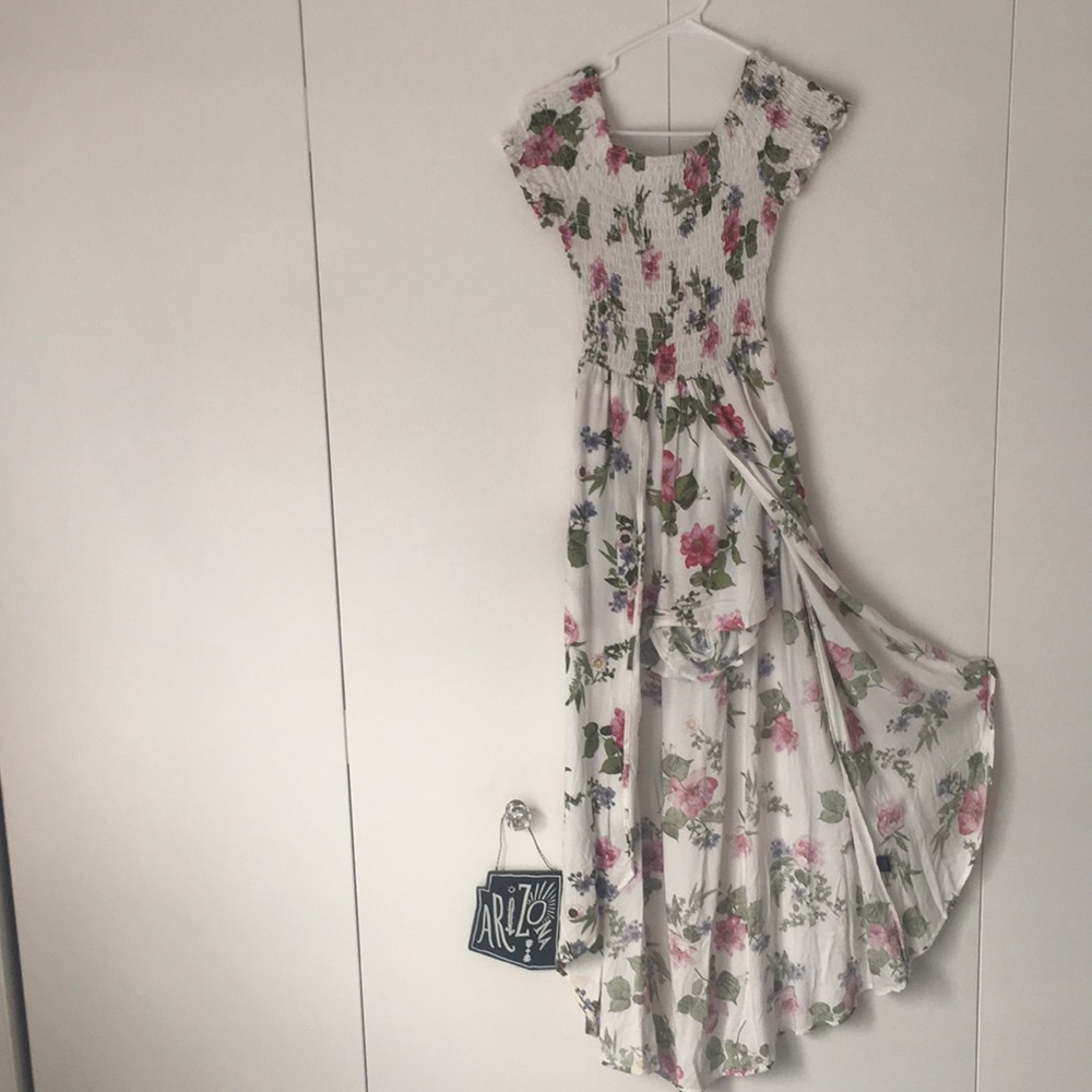 Floral Romper with Cape
